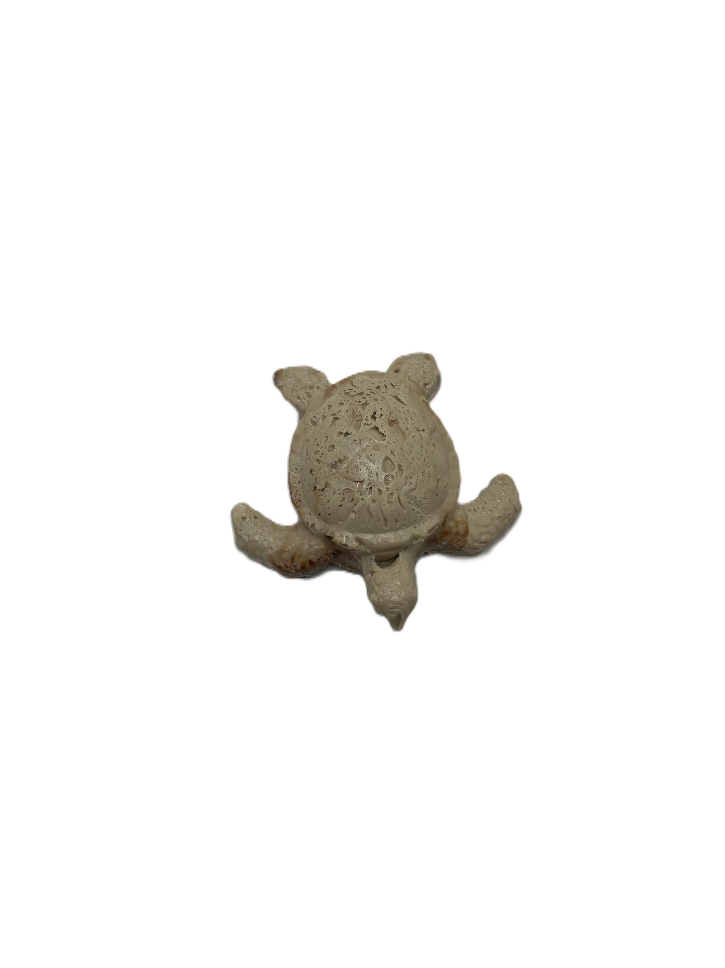 Turtle Desk Figurine – Beige | Handmade Cute Desk Decor & Animal Gift