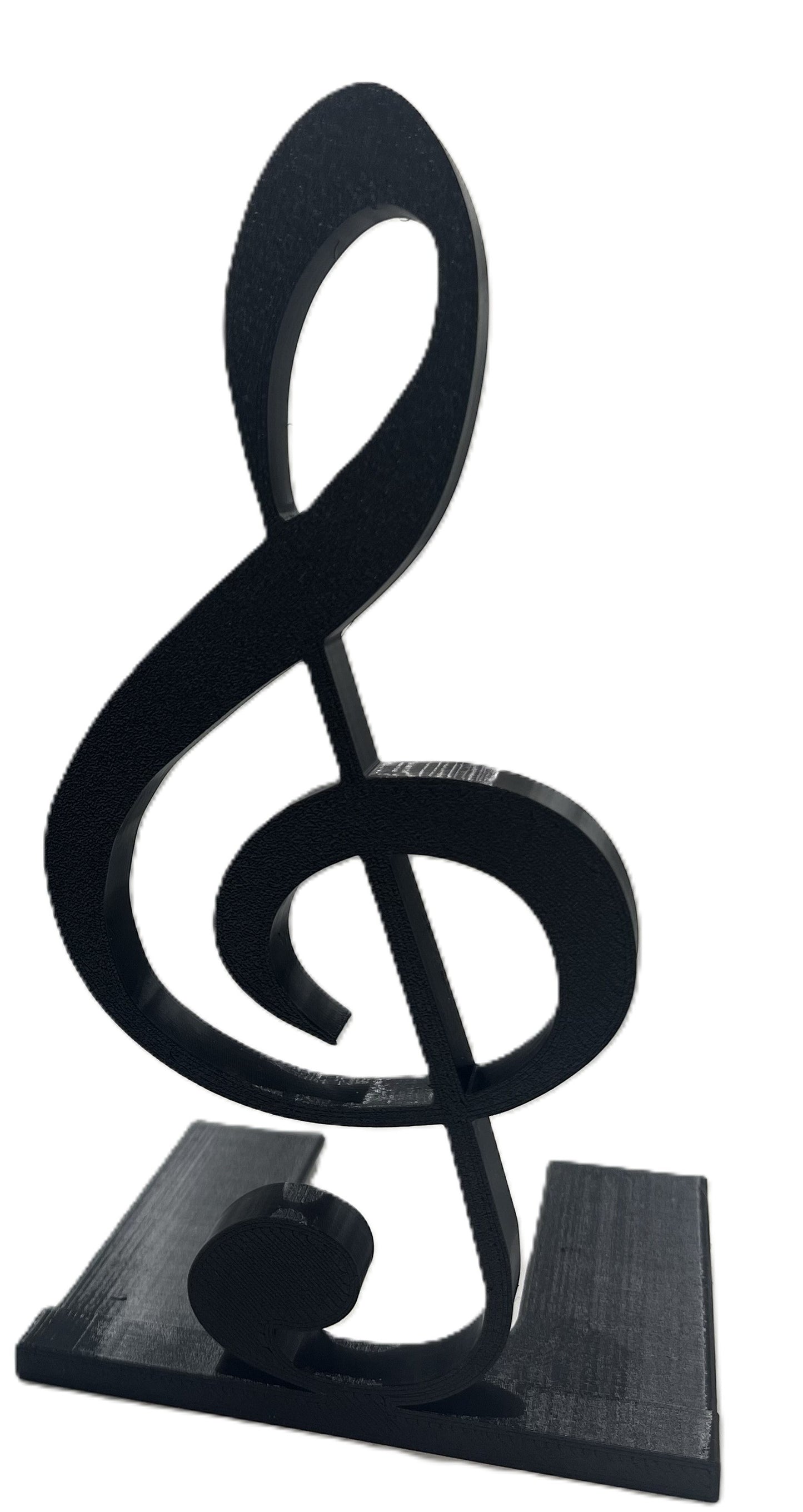 Treble Clef Bookend (Single) | Music Lover Gift | Shelf & Home Decor