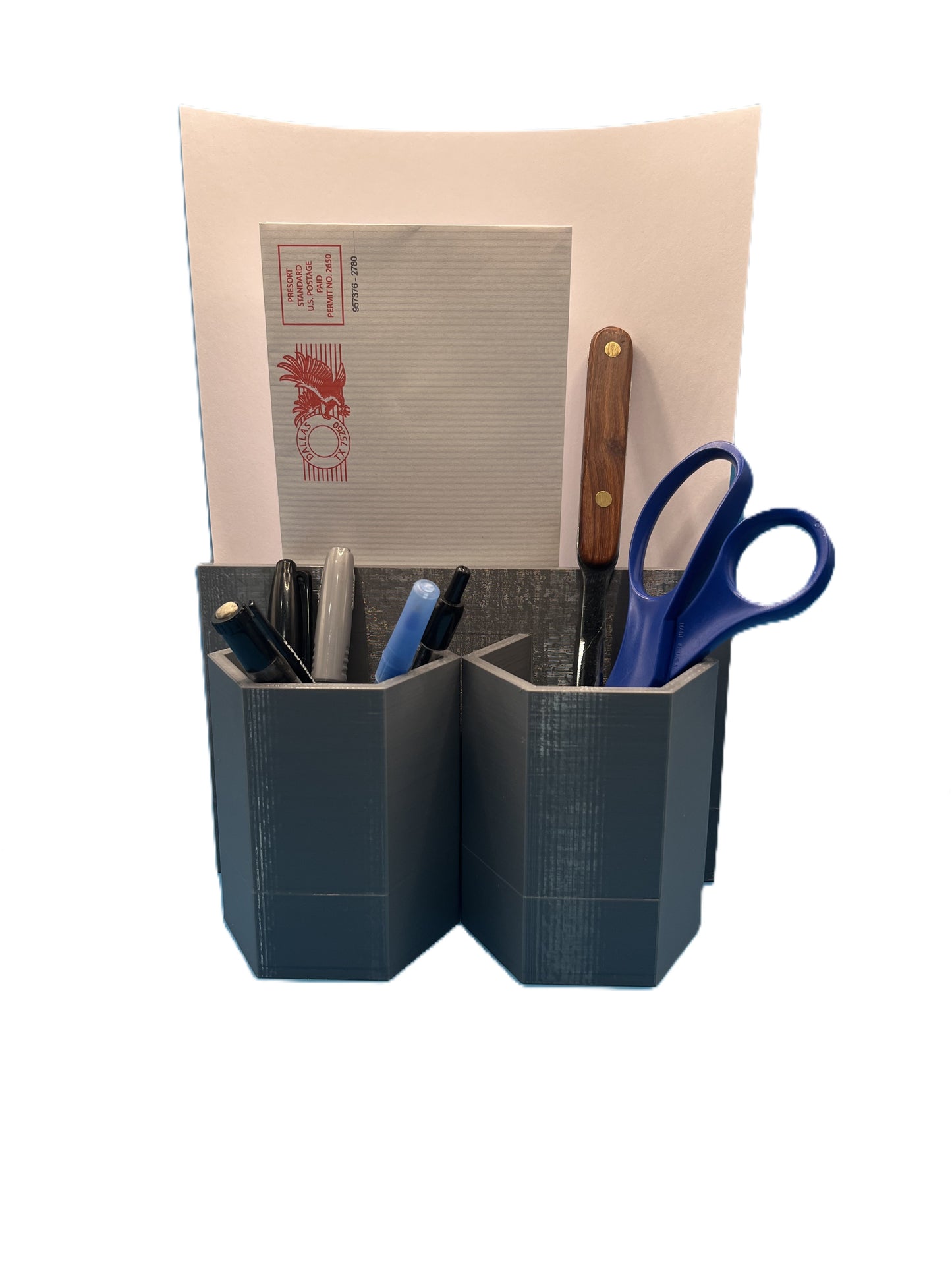 3-in-1 Compact Desk Organizer | Minimalist Office & Home Storage | Gift for Student