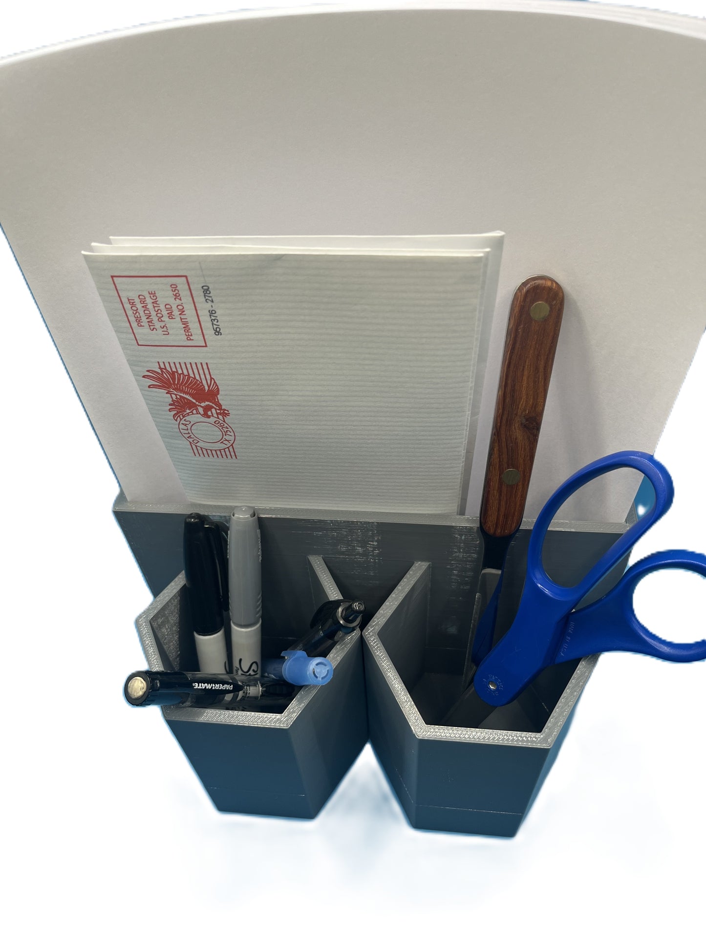 3-in-1 Compact Desk Organizer | Minimalist Office & Home Storage | Gift for Student