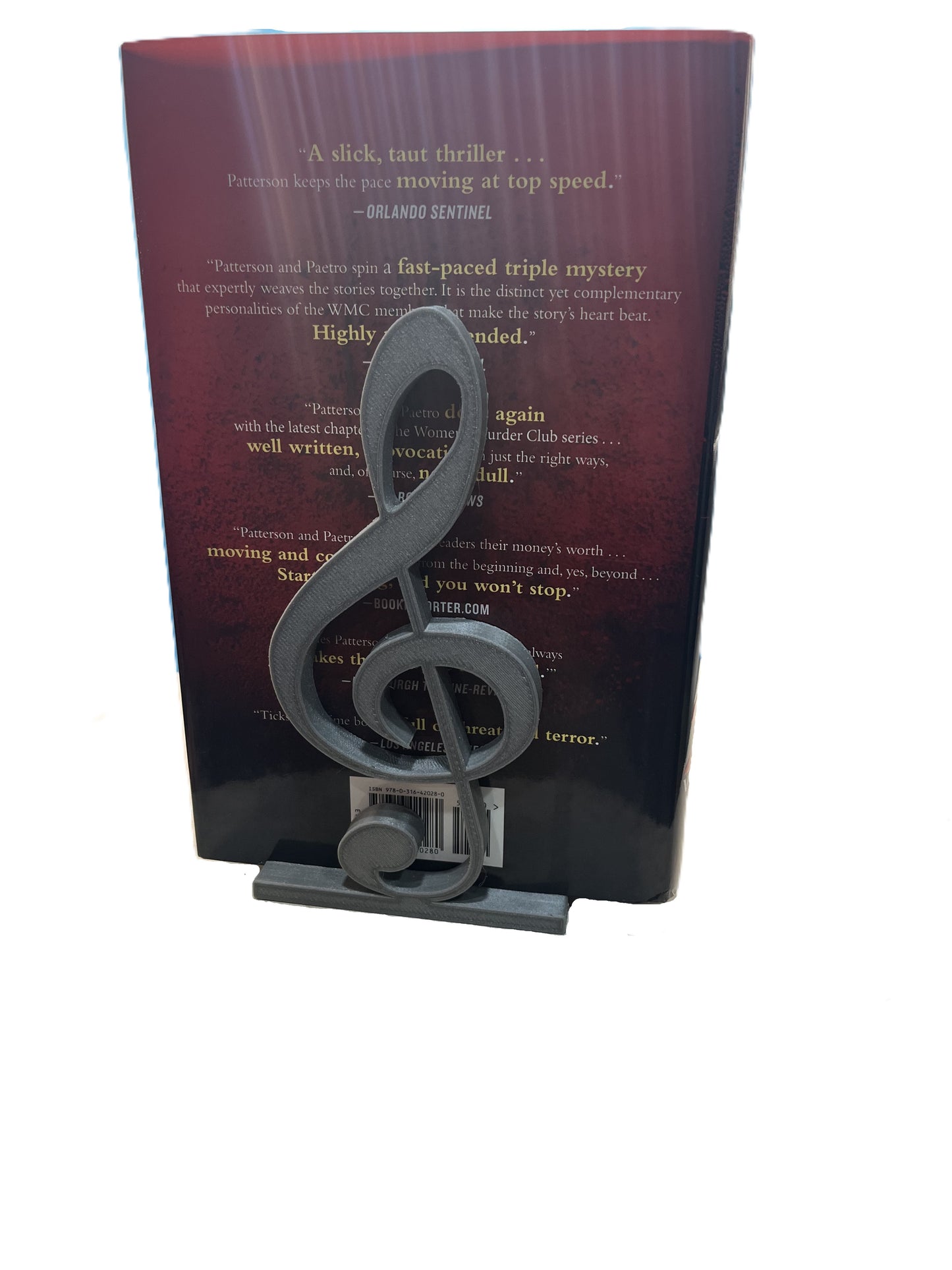 Treble Clef Bookends (Set of 2) | Music Lover Gift | Shelf & Home Decor