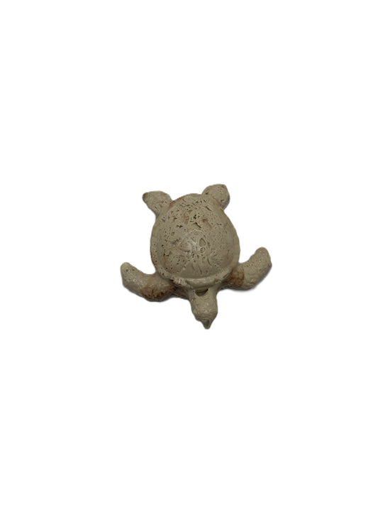 Turtle Desk Figurine – Beige | Handmade Cute Desk Decor & Animal Gift